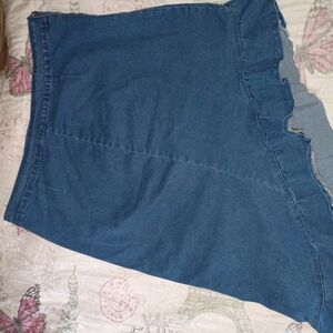 SHEIN Blue Asymmetrical Skirt.